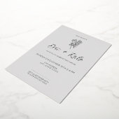 INVITATION EN ALUMINIUM ENREGISTRER LA DATE (Rotation)