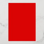 Invitation En Aluminium Enregistrer la date Branche de fleurs japonaises (Verso)