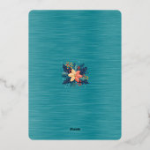 Invitation En Aluminium Enregistrer la date Décembre 2026 Mariage (Verso)