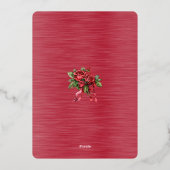 Invitation En Aluminium Enregistrer la date Mariage juillet 2026 (Verso)