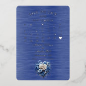 Invitation En Aluminium Enregistrer la date Mariage septembre 2026 (Recto)