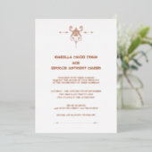 Invitation En Aluminium Eternal Love Twilight Bella et Edward Mariage (Debout devant)