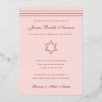 Étoile Bat mitzvah à rayures traditionnelle de Dav