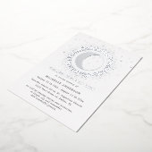 Invitation En Aluminium étoiles céleste de minuit célébration de la feuill (Rotation)