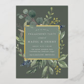 Invitation En Aluminium Eucalyptus & Sage (Recto)