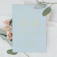 Eucharistie Première communion Or bleu