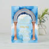 Invitation En Aluminium Exquisite Indian Architecture Arch Naming Ceremony (Debout devant)