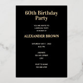 Invitation En Aluminium Fabriqué en 1962 60 ans d'être génial anniversaire (Verso)