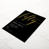 Invitation En Aluminium Fabulous Fifty BIrthday (Rotation)