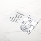 Invitation En Aluminium Face du crâne (Rotation)