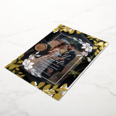 Invitation En Aluminium "Faire-part de mariage en acrylique floral Boho Ch (Rotation)