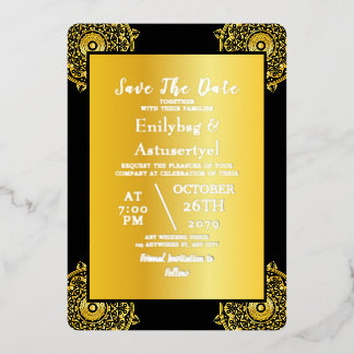 Invitation En Aluminium Faire part de mariage personnalisé à conserver
