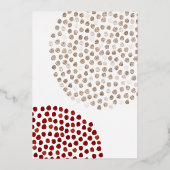 Invitation En Aluminium Faire part de mise en garde Rose Gold moderne avec (Verso)