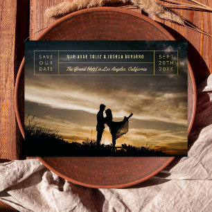Invitation En Aluminium Faire part de sauvegarde de titre minimal Photo