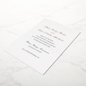 Invitation En Aluminium Faire un mariage traditionnel Enregistrer la date (Rotation)