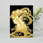 Invitation En Aluminium Fairy Girls Danser Au Lune (Debout devant)