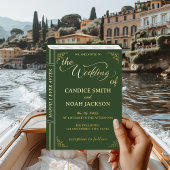 Invitation En Aluminium Fairy Tale Whimslivre Couverture Mariage émeraude