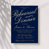 Invitation En Aluminium Fancy Typographie Mariage Dîner de répétition Real