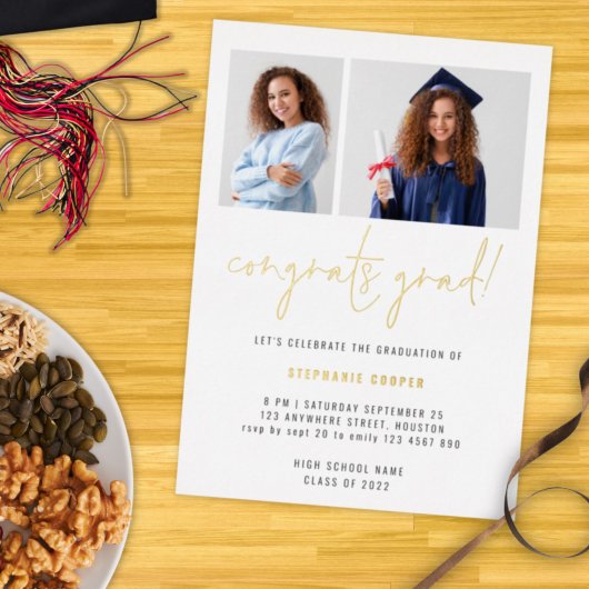 Invitation En Aluminium Félicitations Grad Grad Grad Graduation 2022 2 Pho