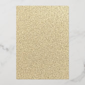 Invitation En Aluminium Festive Noël Foliage Red Gold (Verso)