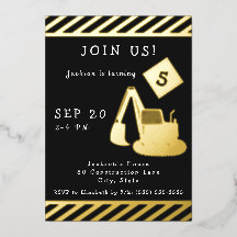 Fête d'anniversaire de construction pour Boy Gold