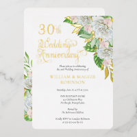 Fête d'anniversaire des 30 ans de mariage Orchidée