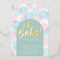 Fête de bébé Oh Baby pois bébé