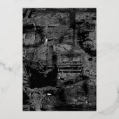 Invitation En Aluminium Fête de Couches Hip Hop (Verso)