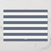 Invitation En Aluminium Fête de crabe d'été Gold Foil (Verso)