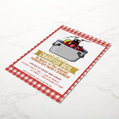 Invitation En Aluminium Fête de fruits de mer Bouillabaisse de écrevisses (Rotation)