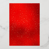 Invitation En Aluminium Fête de Noël (Verso)