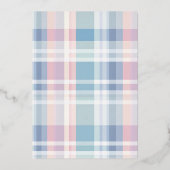 Invitation En Aluminium Fête de Noël Café Mingle (Verso)