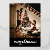 Invitation En Aluminium Fête de Noël Twinkle Lamplik (Verso)