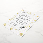 Invitation En Aluminium Fête de Noël Whimsical Cocktail d'hiver (Rotation)