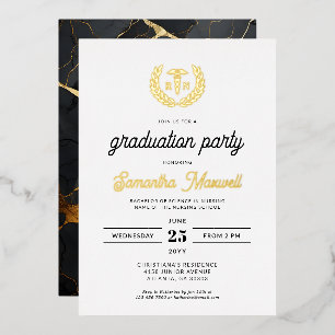 Invitation En Aluminium Fête de remise des diplômes de l'école d'infirmièr