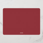 Invitation En Aluminium Fête d'ébullition de homard d'été en feuille d'or (Verso)