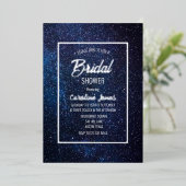 Invitation En Aluminium Fête des mariées à huile céleste Galaxy Sky Frame (Debout devant)