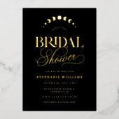 Invitation En Aluminium Fête des mariées céleste (Recto)