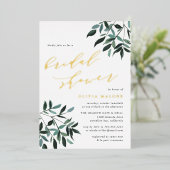 Invitation En Aluminium Fête des mariées de l'aire de récolte (Debout devant)