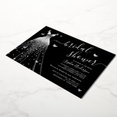 Invitation En Aluminium Fête des mariées de robe papillon (Rotation)