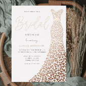 Invitation En Aluminium Fête des mariées Mariage rose Gold Foil