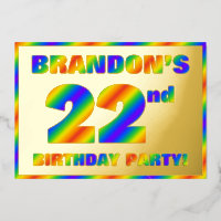 Fête du 22e anniversaire — Amusant, Rainbow Spectr