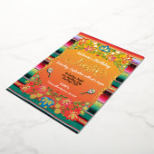 Invitation En Aluminium Fête mexicaine (Rotation)