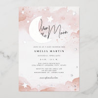 Fête Prénatale Silver Blush Over the Moon