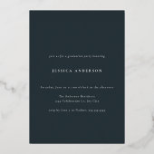 Invitation En Aluminium Fêtons la Graduate 2023 Bold Graduation (Verso)