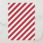 Invitation En Aluminium Feu d'or Parti du 4 juillet (Verso)