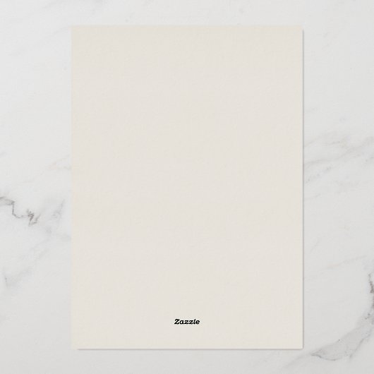 Invitation En Aluminium Feuilles d'automne Baby shower d'automne moderne (Verso)