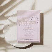 Invitation En Aluminium Filles Getaway Blush Bachelorette Weekend Rose Gol