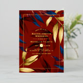 Invitation En Aluminium Fin de semaine de bachelorette de forêt tropicale  (Debout devant)