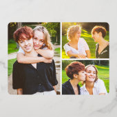 Invitation En Aluminium Fleur sauvage d'aquarelle Floral (Verso)